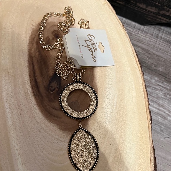 3/$18 Gold Pendant Necklace with Tassel Lot 736 - Picture 7 of 10